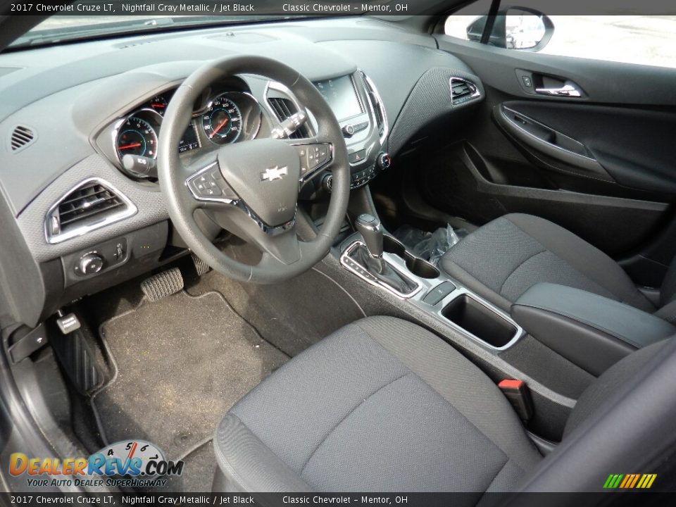2017 Chevrolet Cruze LT Nightfall Gray Metallic / Jet Black Photo #7