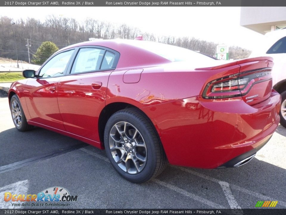 2017 Dodge Charger SXT AWD Redline 3K / Black Photo #2