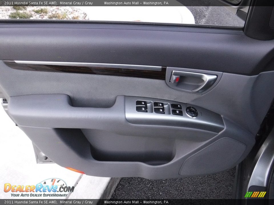 2011 Hyundai Santa Fe SE AWD Mineral Gray / Gray Photo #14
