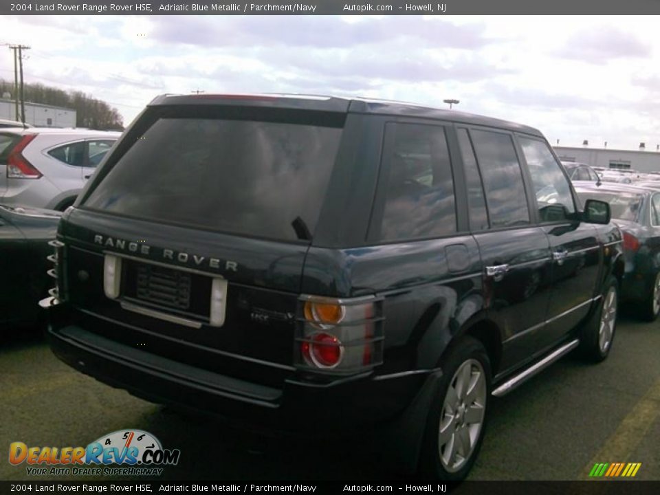2004 Land Rover Range Rover HSE Adriatic Blue Metallic / Parchment/Navy Photo #2