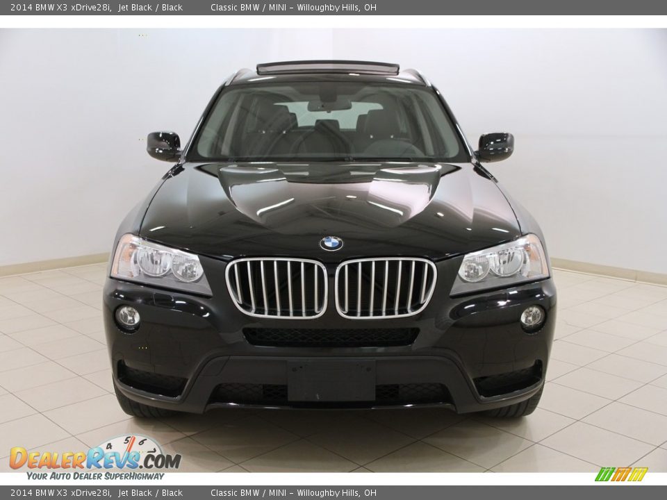 2014 BMW X3 xDrive28i Jet Black / Black Photo #2