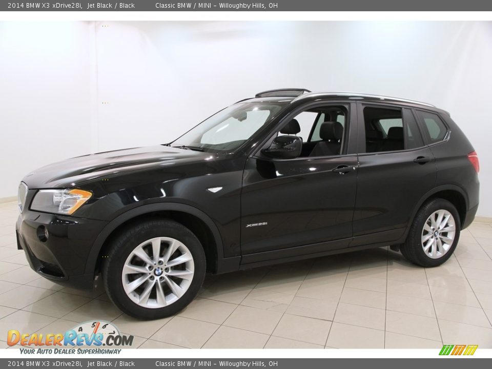 2014 BMW X3 xDrive28i Jet Black / Black Photo #3