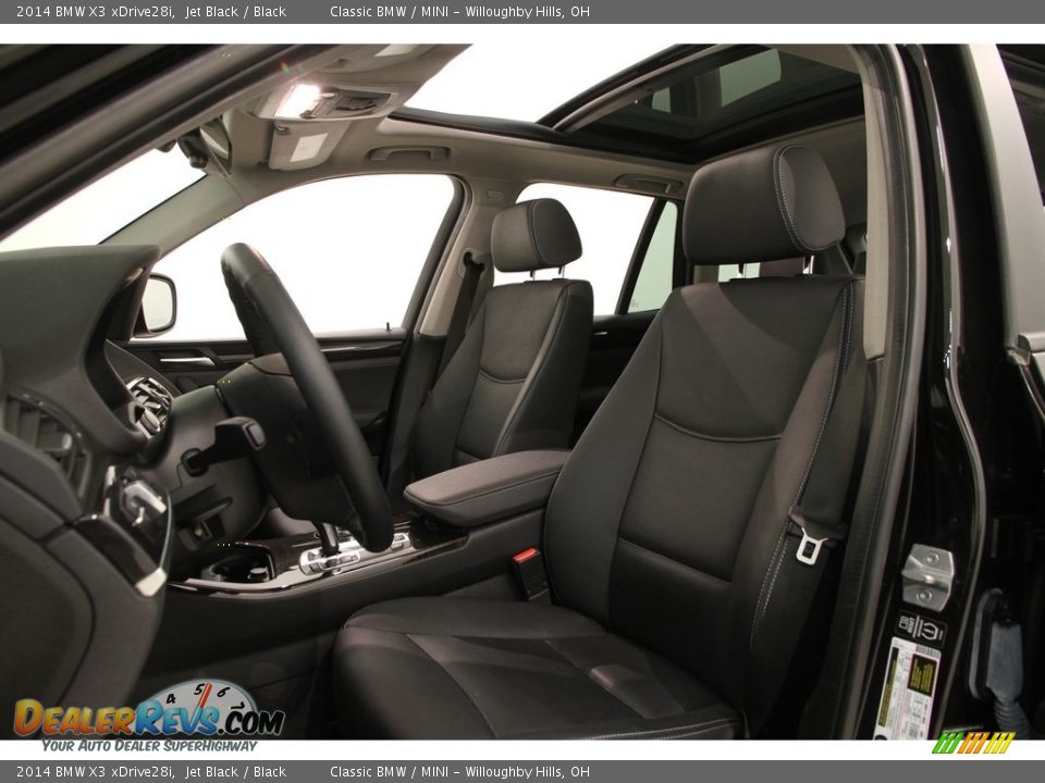 2014 BMW X3 xDrive28i Jet Black / Black Photo #6