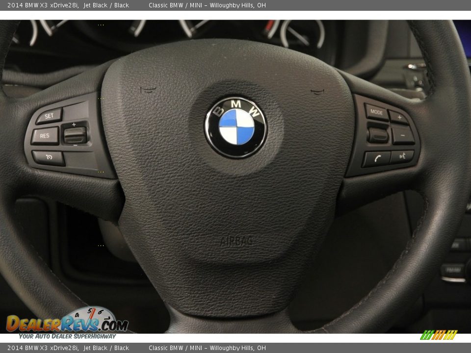 2014 BMW X3 xDrive28i Jet Black / Black Photo #8