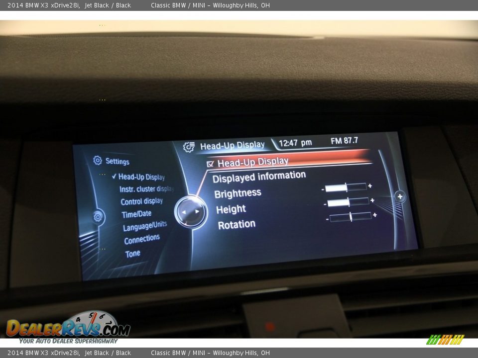 2014 BMW X3 xDrive28i Jet Black / Black Photo #13
