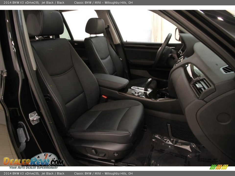 2014 BMW X3 xDrive28i Jet Black / Black Photo #16