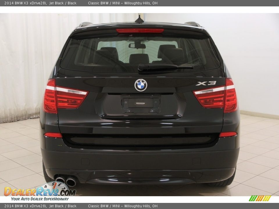 2014 BMW X3 xDrive28i Jet Black / Black Photo #19