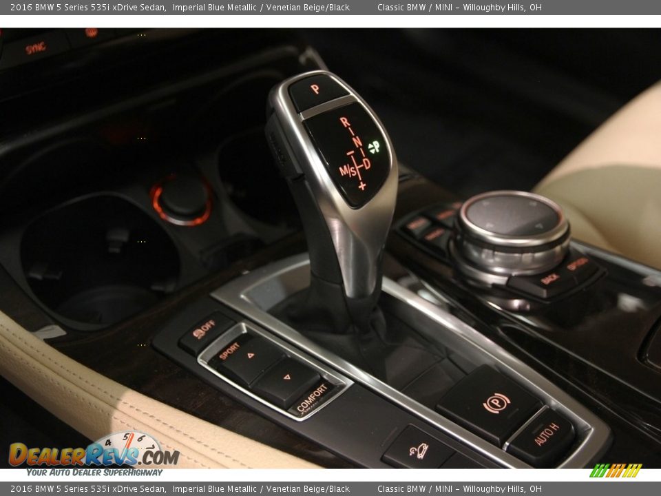 2016 BMW 5 Series 535i xDrive Sedan Imperial Blue Metallic / Venetian Beige/Black Photo #17