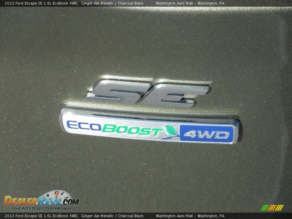 2013 Ford Escape SE 1.6L EcoBoost 4WD Ginger Ale Metallic / Charcoal Black Photo #12