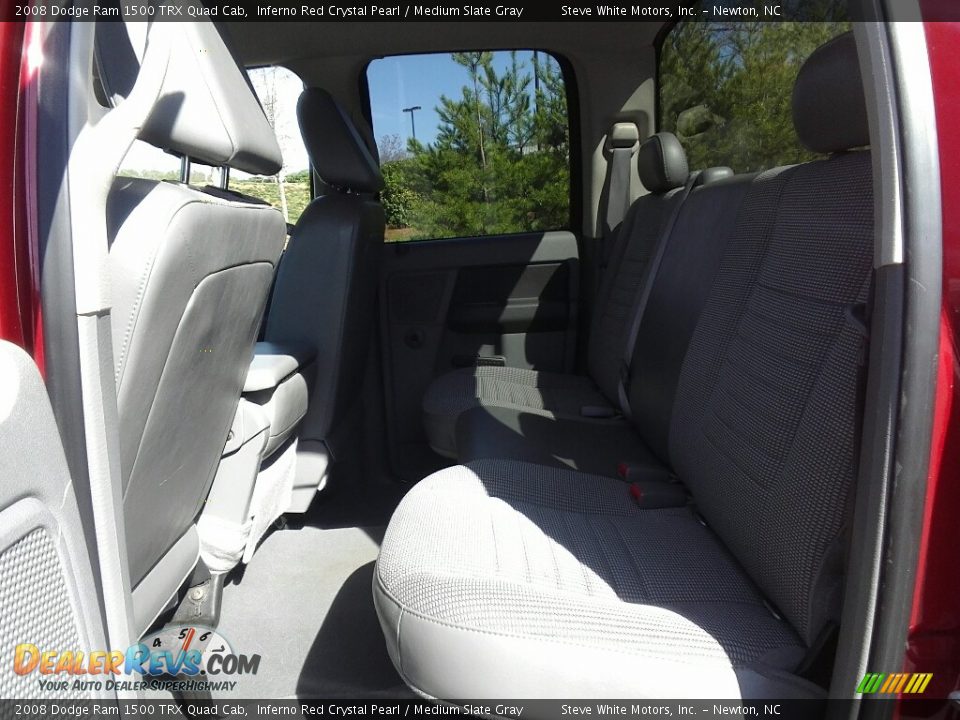 2008 Dodge Ram 1500 TRX Quad Cab Inferno Red Crystal Pearl / Medium Slate Gray Photo #12