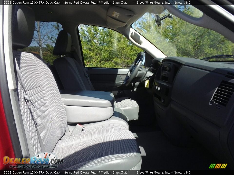 2008 Dodge Ram 1500 TRX Quad Cab Inferno Red Crystal Pearl / Medium Slate Gray Photo #13