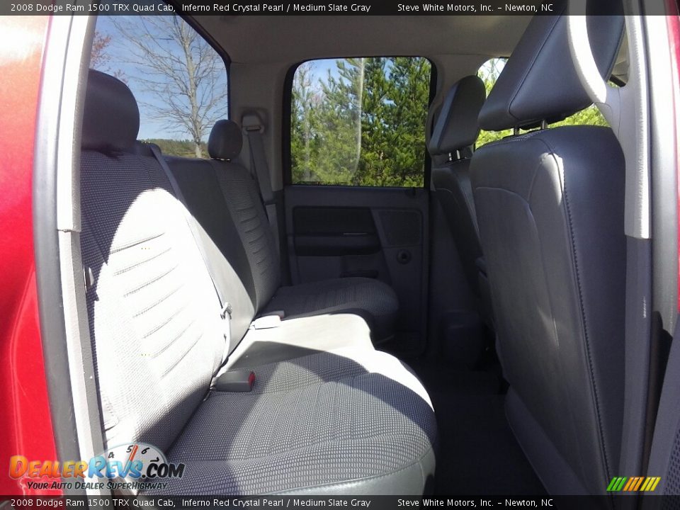 2008 Dodge Ram 1500 TRX Quad Cab Inferno Red Crystal Pearl / Medium Slate Gray Photo #14