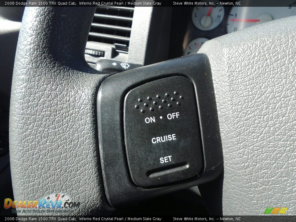 2008 Dodge Ram 1500 TRX Quad Cab Inferno Red Crystal Pearl / Medium Slate Gray Photo #18