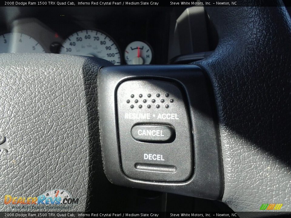 2008 Dodge Ram 1500 TRX Quad Cab Inferno Red Crystal Pearl / Medium Slate Gray Photo #19
