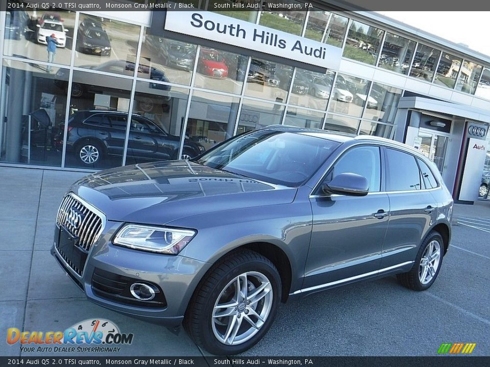2014 Audi Q5 2.0 TFSI quattro Monsoon Gray Metallic / Black Photo #1