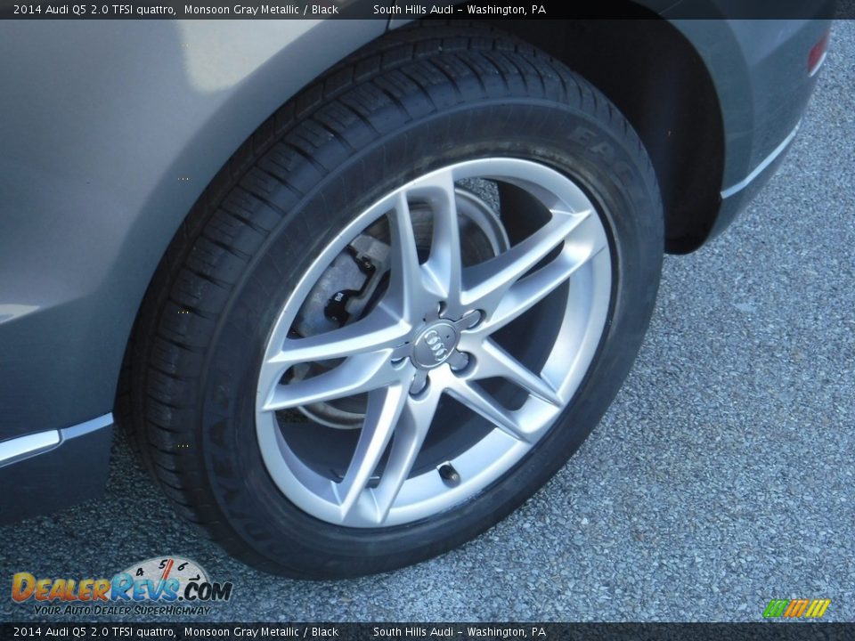 2014 Audi Q5 2.0 TFSI quattro Monsoon Gray Metallic / Black Photo #4