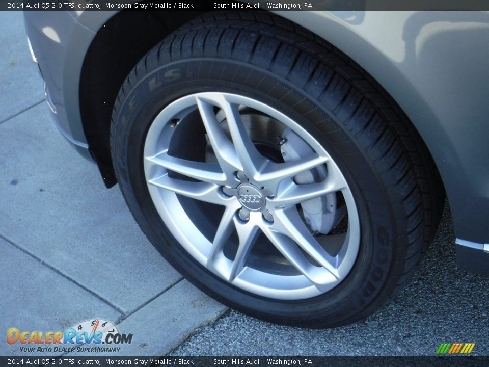 2014 Audi Q5 2.0 TFSI quattro Monsoon Gray Metallic / Black Photo #5