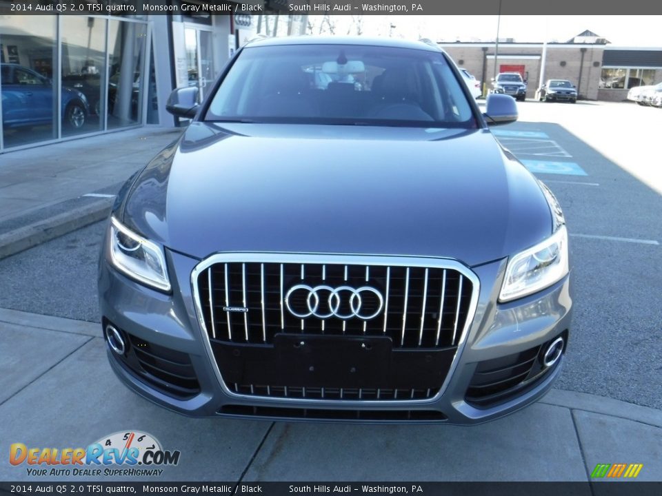 2014 Audi Q5 2.0 TFSI quattro Monsoon Gray Metallic / Black Photo #6