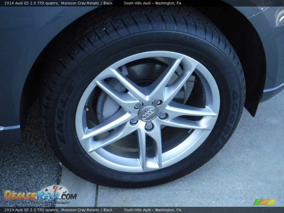 2014 Audi Q5 2.0 TFSI quattro Monsoon Gray Metallic / Black Photo #10
