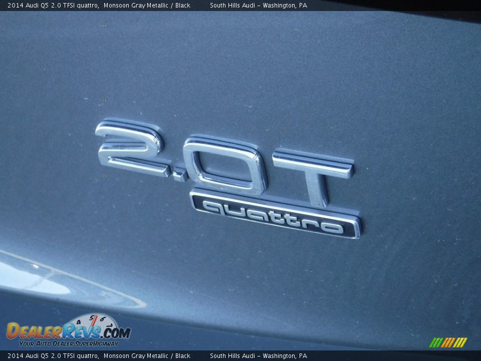2014 Audi Q5 2.0 TFSI quattro Monsoon Gray Metallic / Black Photo #13