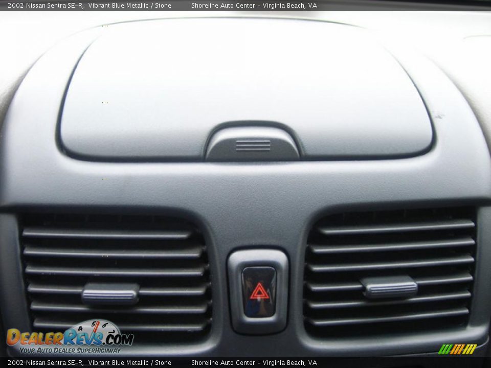 2002 Nissan Sentra SE-R Vibrant Blue Metallic / Stone Photo #21