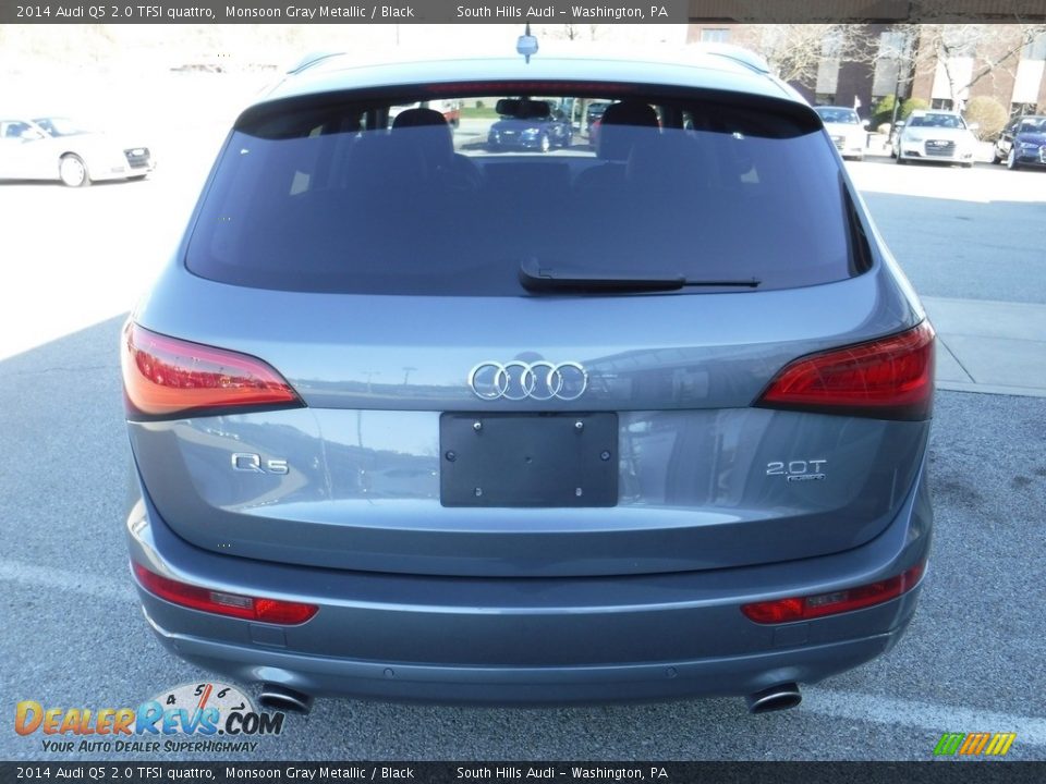 2014 Audi Q5 2.0 TFSI quattro Monsoon Gray Metallic / Black Photo #14
