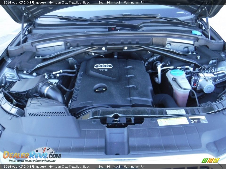 2014 Audi Q5 2.0 TFSI quattro Monsoon Gray Metallic / Black Photo #16