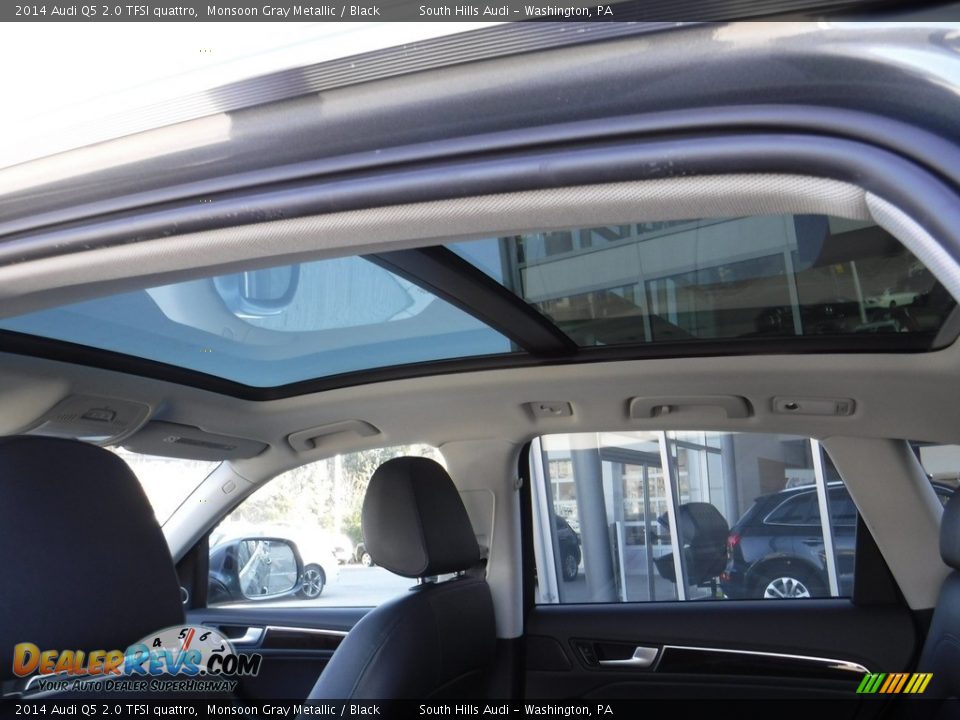 2014 Audi Q5 2.0 TFSI quattro Monsoon Gray Metallic / Black Photo #17