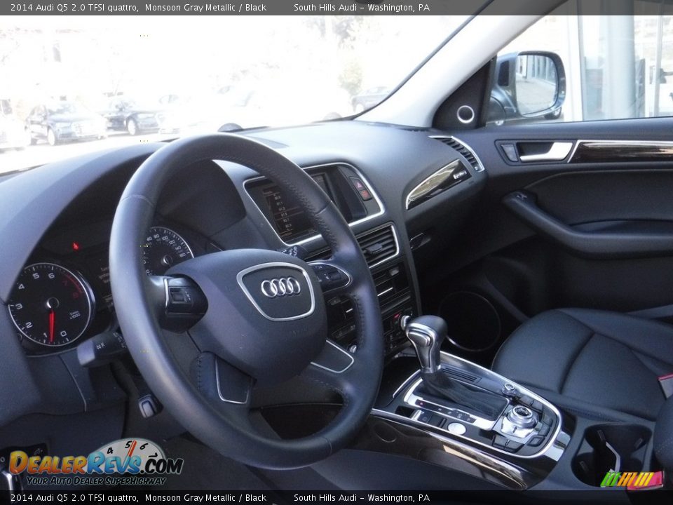 2014 Audi Q5 2.0 TFSI quattro Monsoon Gray Metallic / Black Photo #18