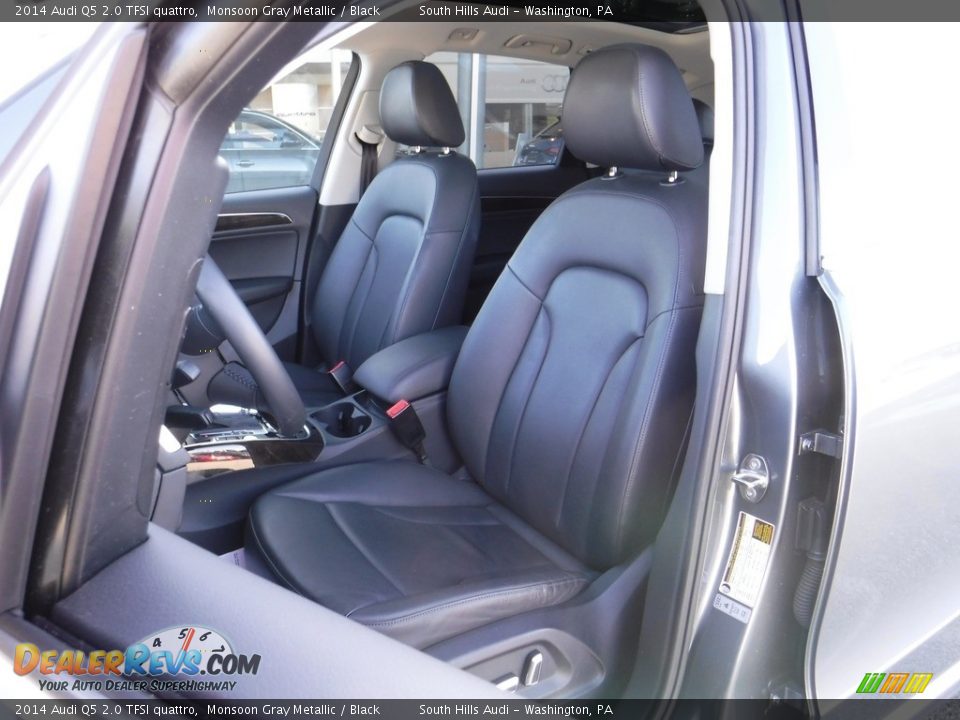2014 Audi Q5 2.0 TFSI quattro Monsoon Gray Metallic / Black Photo #21