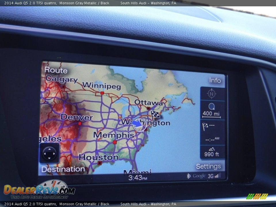 2014 Audi Q5 2.0 TFSI quattro Monsoon Gray Metallic / Black Photo #24