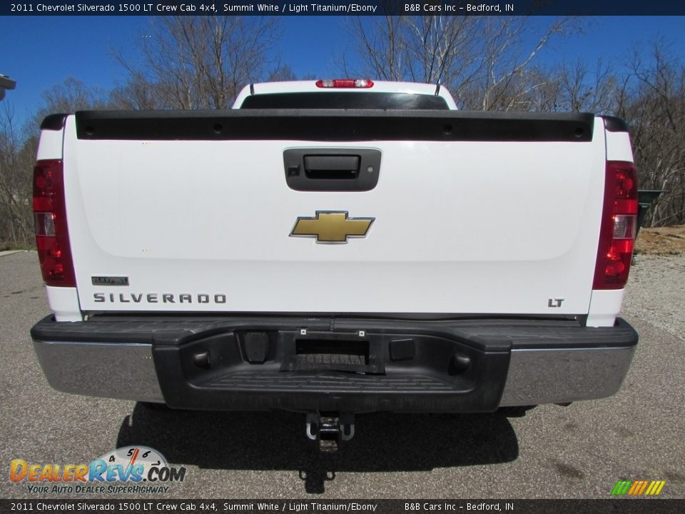 2011 Chevrolet Silverado 1500 LT Crew Cab 4x4 Summit White / Light Titanium/Ebony Photo #4