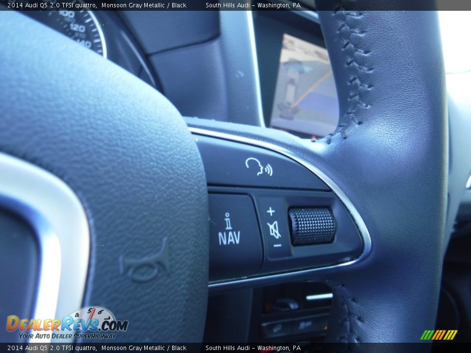 2014 Audi Q5 2.0 TFSI quattro Monsoon Gray Metallic / Black Photo #29