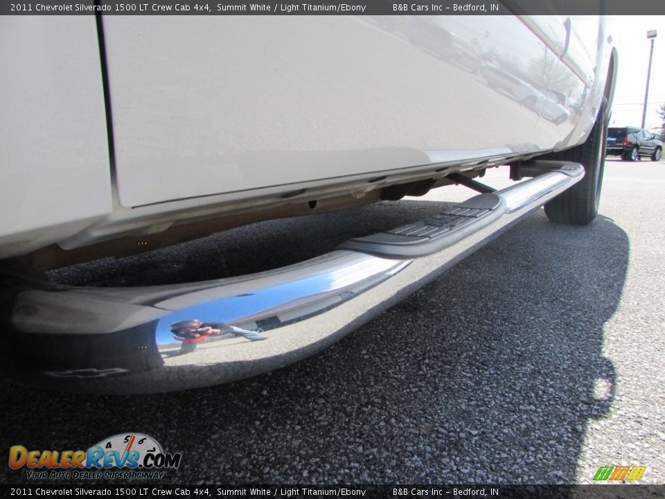 2011 Chevrolet Silverado 1500 LT Crew Cab 4x4 Summit White / Light Titanium/Ebony Photo #12