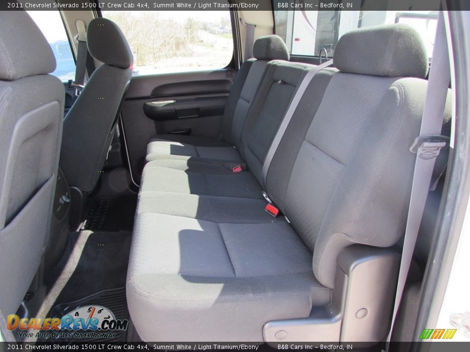 2011 Chevrolet Silverado 1500 LT Crew Cab 4x4 Summit White / Light Titanium/Ebony Photo #20