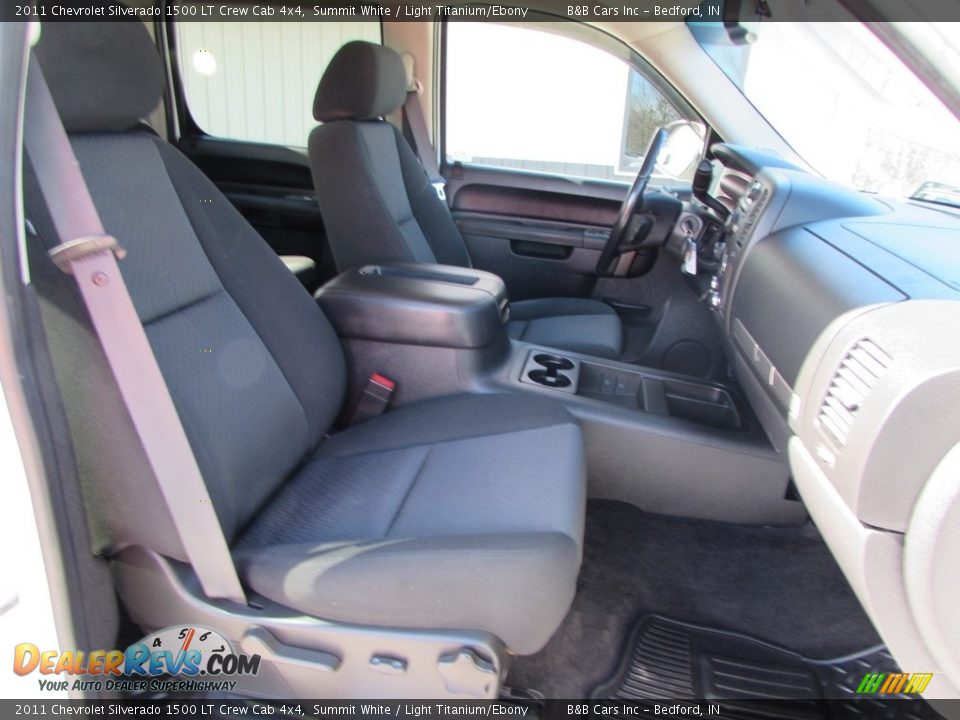 2011 Chevrolet Silverado 1500 LT Crew Cab 4x4 Summit White / Light Titanium/Ebony Photo #23