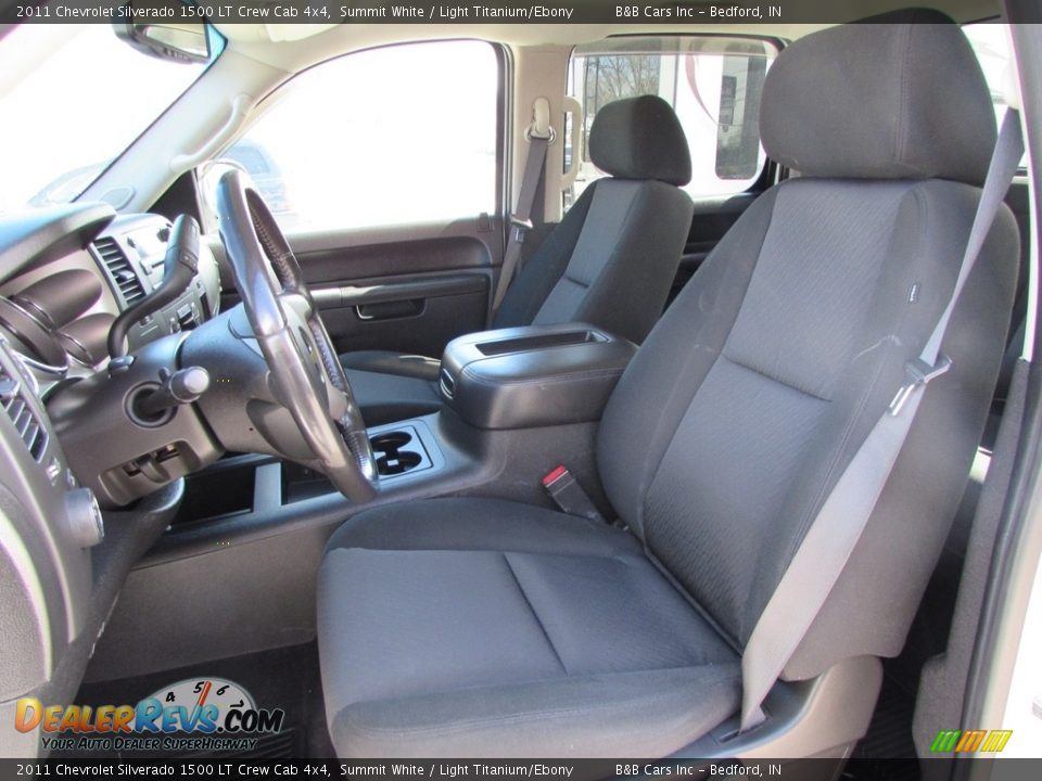 2011 Chevrolet Silverado 1500 LT Crew Cab 4x4 Summit White / Light Titanium/Ebony Photo #27