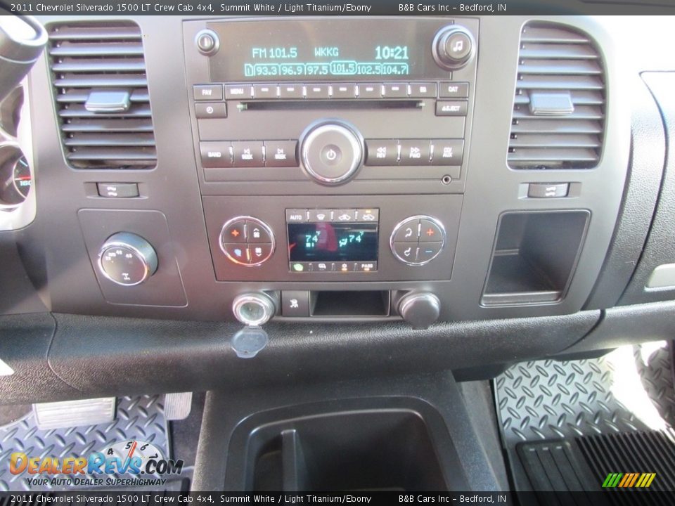 2011 Chevrolet Silverado 1500 LT Crew Cab 4x4 Summit White / Light Titanium/Ebony Photo #32