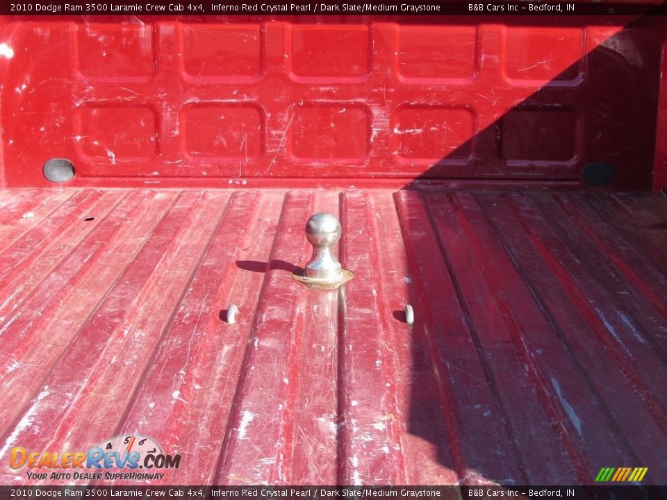 2010 Dodge Ram 3500 Laramie Crew Cab 4x4 Inferno Red Crystal Pearl / Dark Slate/Medium Graystone Photo #14