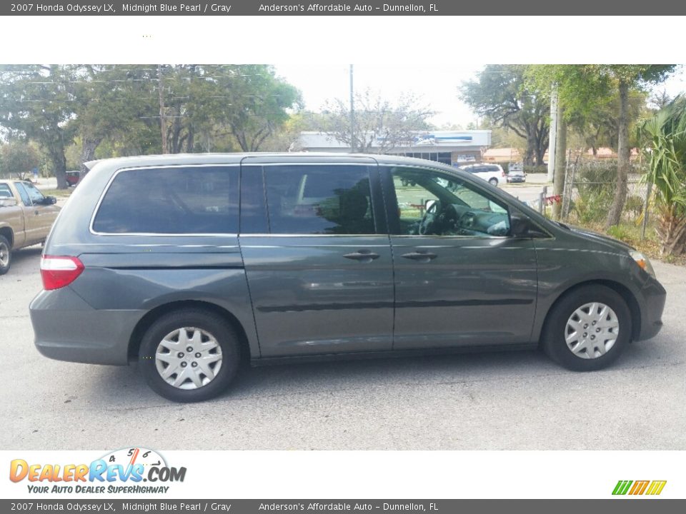 2007 Honda Odyssey LX Midnight Blue Pearl / Gray Photo #2