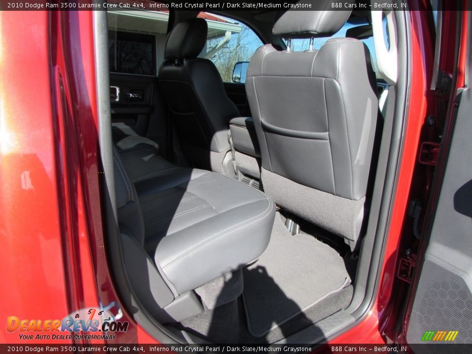 2010 Dodge Ram 3500 Laramie Crew Cab 4x4 Inferno Red Crystal Pearl / Dark Slate/Medium Graystone Photo #20