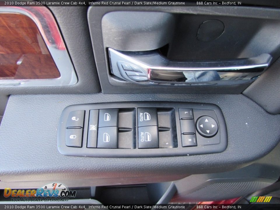 2010 Dodge Ram 3500 Laramie Crew Cab 4x4 Inferno Red Crystal Pearl / Dark Slate/Medium Graystone Photo #29