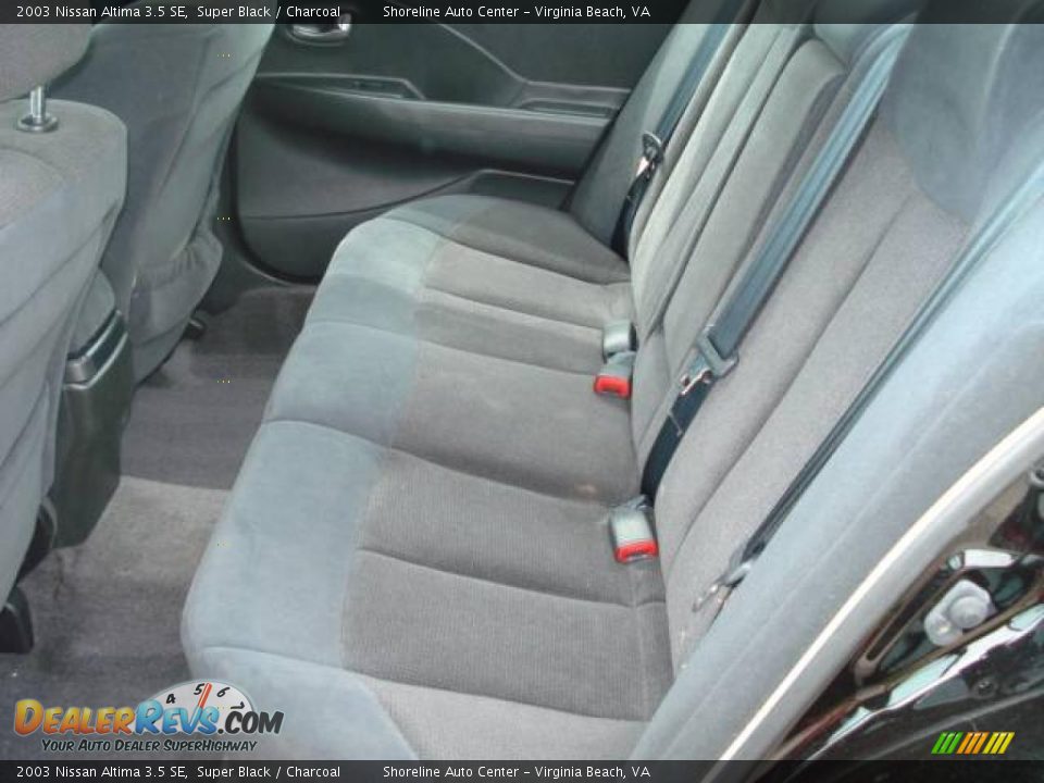 2003 Nissan Altima 3.5 SE Super Black / Charcoal Photo #8