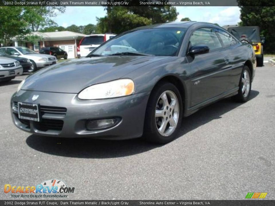 2002 Dodge Stratus R/T Coupe Dark Titanium Metallic / Black/Light Gray Photo #1