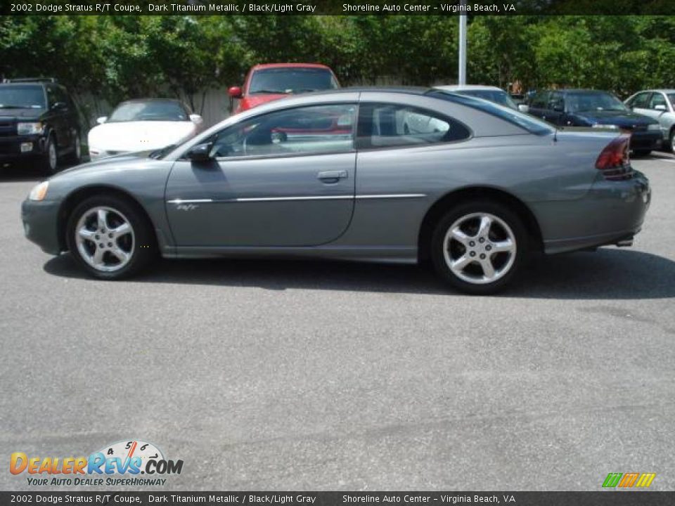 2002 Dodge Stratus R/T Coupe Dark Titanium Metallic / Black/Light Gray Photo #3