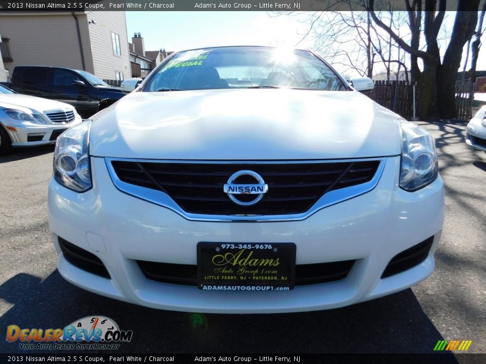 2013 Nissan Altima 2.5 S Coupe Pearl White / Charcoal Photo #2