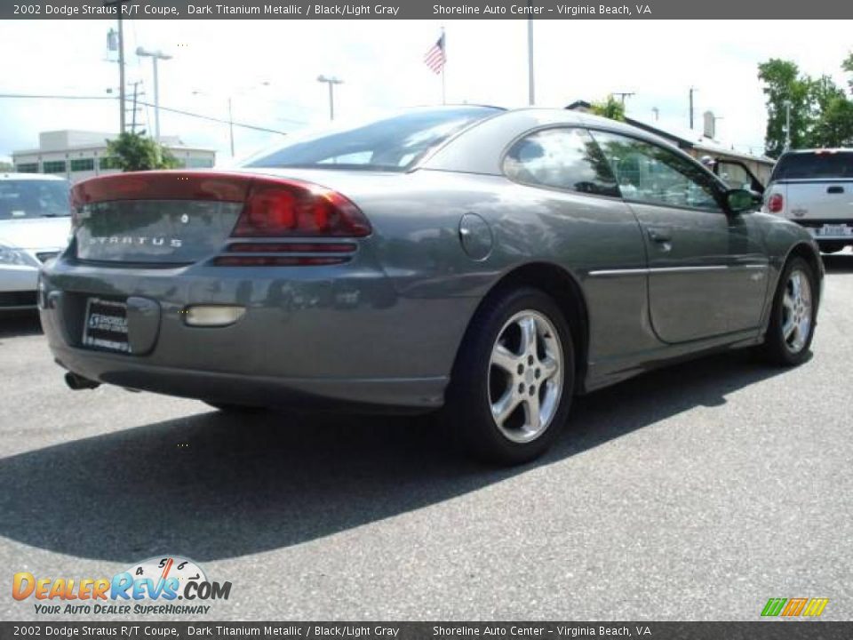 2002 Dodge Stratus R/T Coupe Dark Titanium Metallic / Black/Light Gray Photo #4