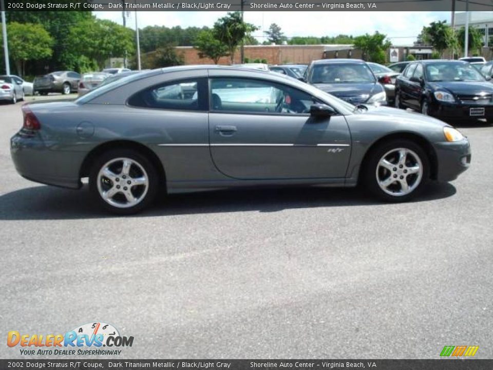2002 Dodge Stratus R/T Coupe Dark Titanium Metallic / Black/Light Gray Photo #5