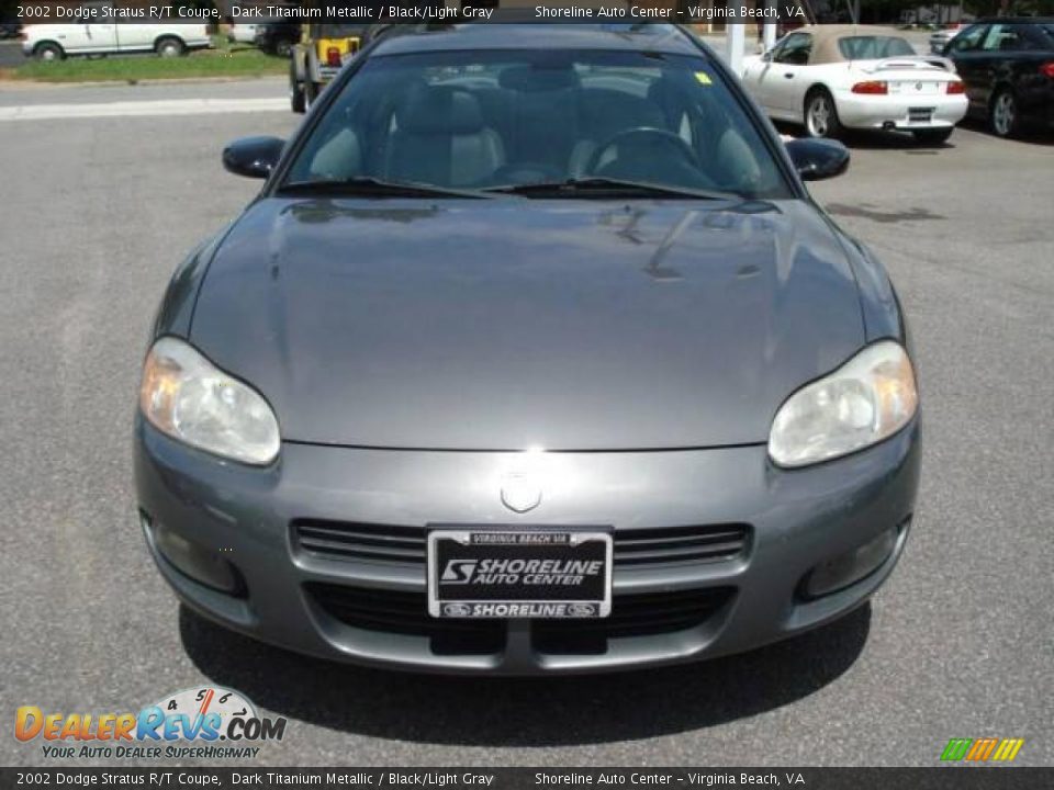 2002 Dodge Stratus R/T Coupe Dark Titanium Metallic / Black/Light Gray Photo #7