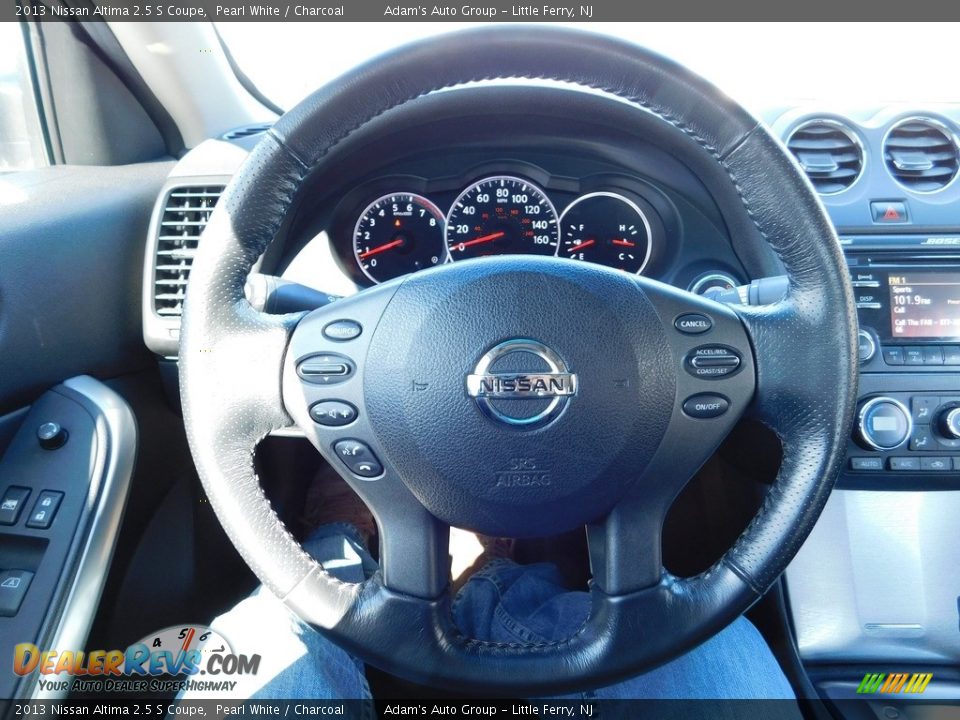 2013 Nissan Altima 2.5 S Coupe Pearl White / Charcoal Photo #16